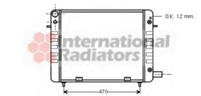 VAN WEZEL 37002108 -  Радиатор, охлаждение двигателя
